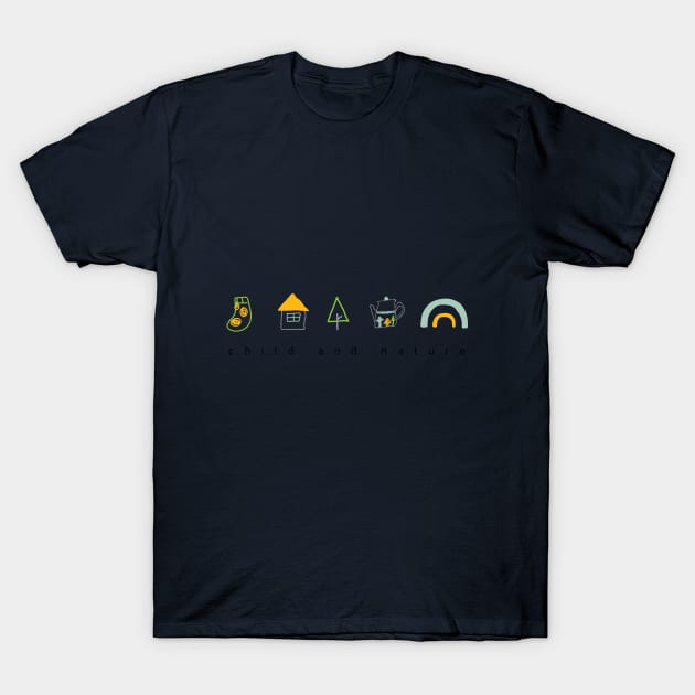 CHILD AND NATURE T-Shirt by fukka